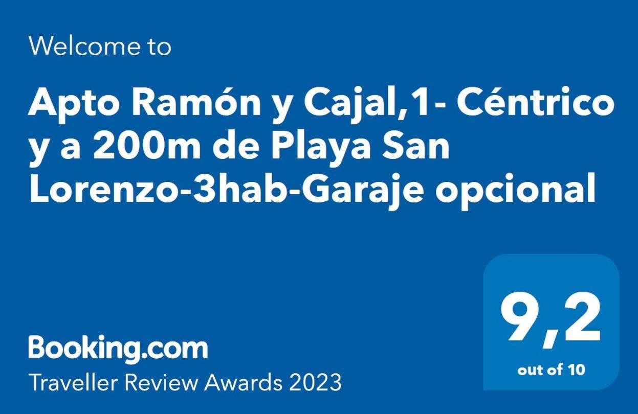 Apto Ramon Y Cajal,1- Centrico Y Cerca De Playa San Lorenzo-3Hab Garaje Opc Gijon Luaran gambar